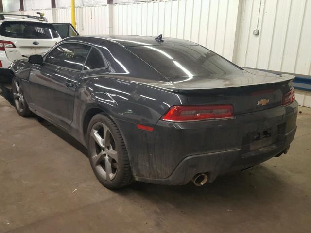 2G1FJ1EJ2E9205713 - 2014 CHEVROLET CAMARO SS Gris foto 3