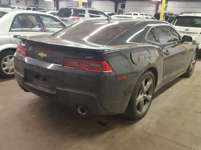 2G1FJ1EJ2E9205713 - 2014 CHEVROLET CAMARO SS GRAY photo 4