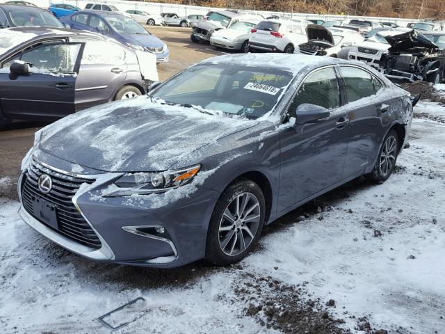 JTHBW1GG2G2105197 - 2016 LEXUS ES 300H GRAY photo 2