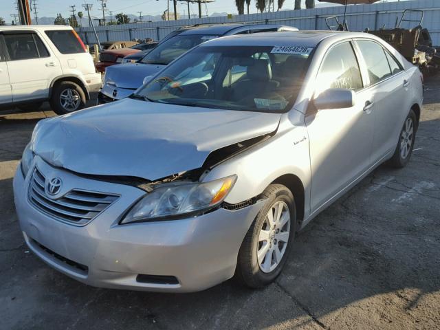 4T1BB46KX8U036426 - 2008 TOYOTA CAMRY HYBR SILVER photo 2