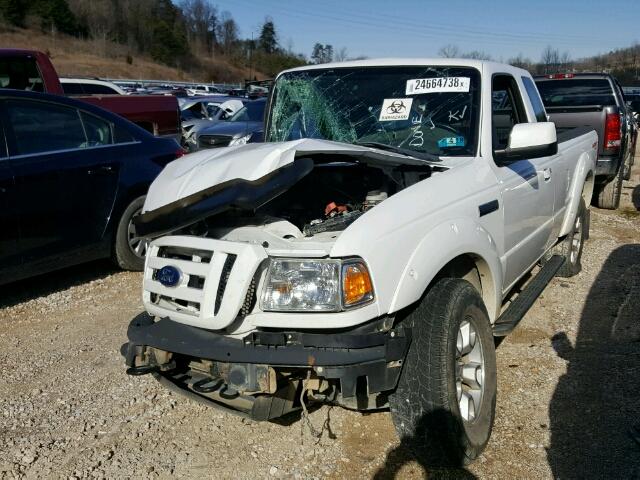 1FTLR4FE1APA35037 - 2010 FORD RANGER SUP WHITE photo 2