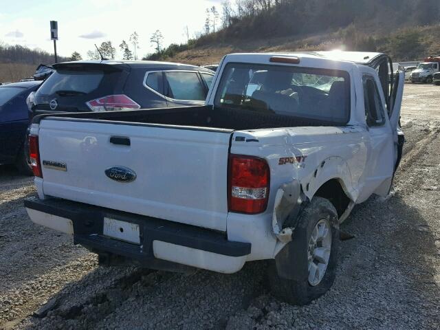 1FTLR4FE1APA35037 - 2010 FORD RANGER SUP WHITE photo 4