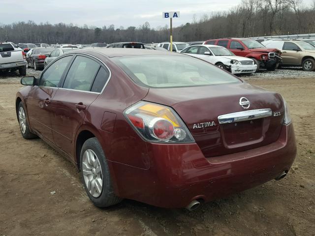 1N4AL2AP6CN441521 - 2012 NISSAN ALTIMA BAS BURGUNDY photo 3