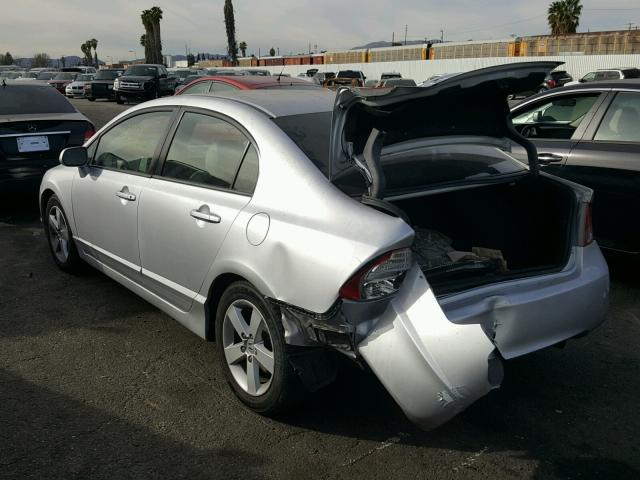 1HGFA16887L019867 - 2007 HONDA CIVIC EX SILVER photo 3