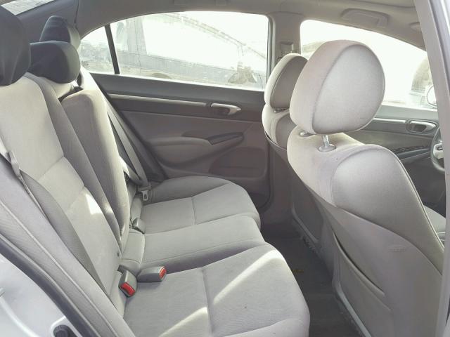 1HGFA16887L019867 - 2007 HONDA CIVIC EX ვერცხლისფერი ფოტო 6