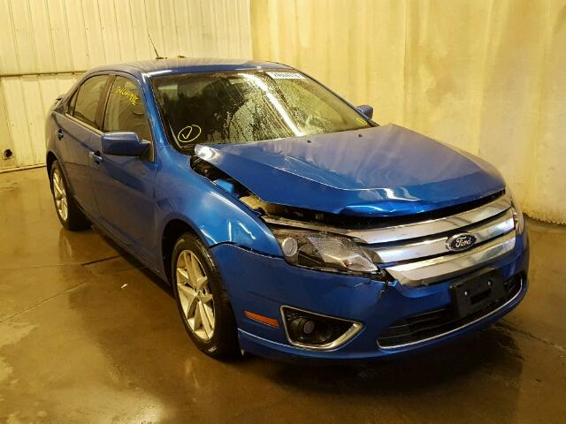 3FAHP0JA4BR174751 - 2011 FORD FUSION SEL BLUE photo 1