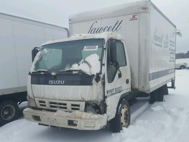 4KLC4B1U67J805181 - 2007 ISUZU NPR WHITE photo 2