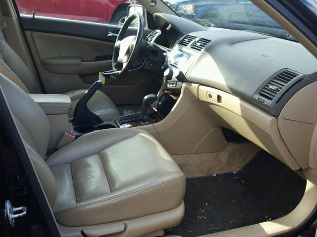 1HGCM56827A076949 - 2007 HONDA ACCORD EX BLACK photo 5