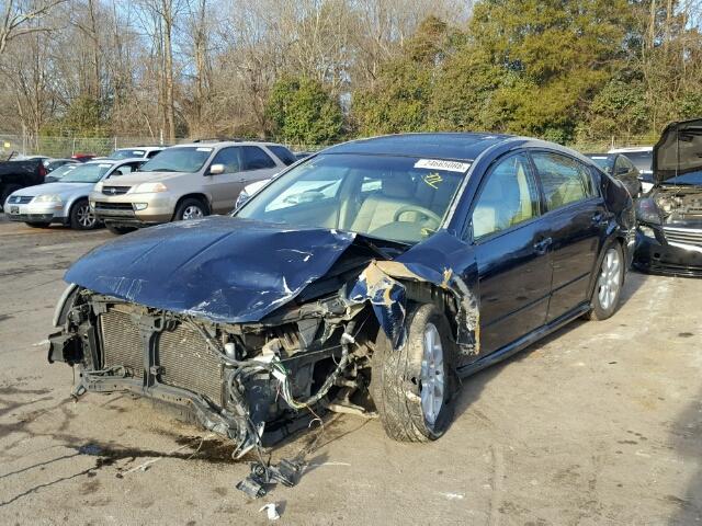 1N4BA41E28C820992 - 2008 NISSAN MAXIMA SE BLUE photo 2