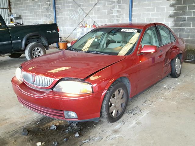 1LNHM86S94Y653315 - 2004 LINCOLN LS MAROON photo 2