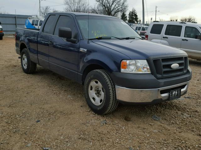 1FTRX12W67FB81042 - 2007 FORD F150 BLUE photo 1