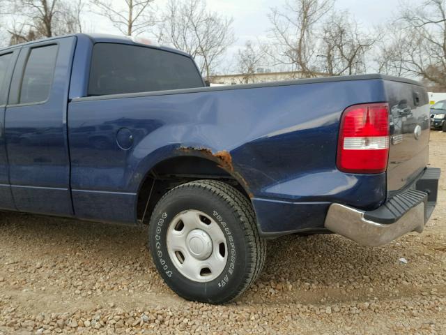 1FTRX12W67FB81042 - 2007 FORD F150 BLUE photo 9