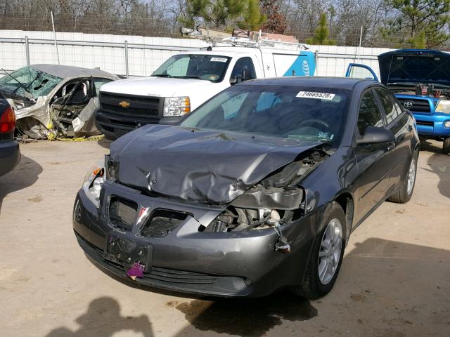 1G2ZG558664195896 - 2006 PONTIAC G6 SE1 GRAY photo 2