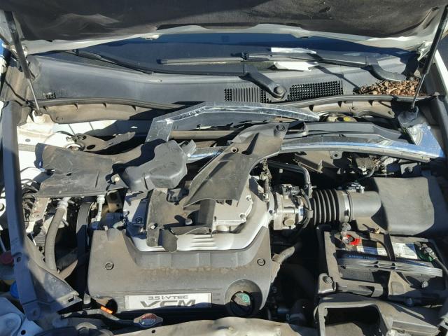 1HGCP36869A023346 - 2009 HONDA ACCORD EXL WHITE photo 7