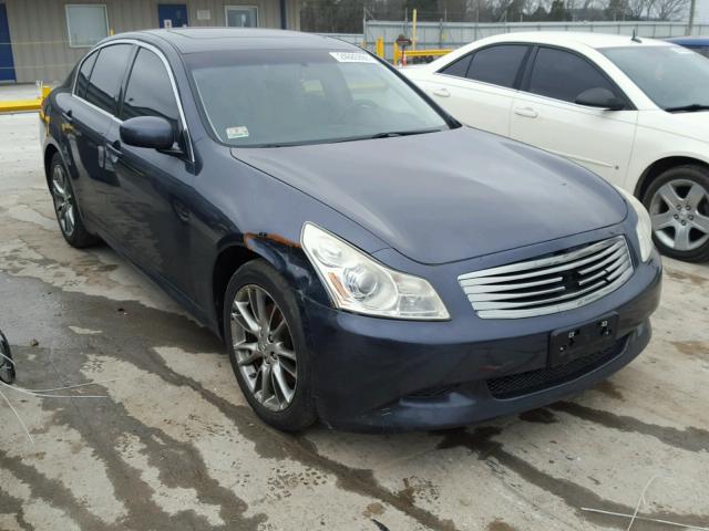 JNKBV61F78M271561 - 2008 INFINITI G35 BLUE photo 1