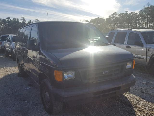 1FTRE14W35HB21918 - 2005 FORD ECONOLINE BLUE photo 1