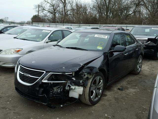 YS3GN4AR2B4007413 - 2011 SAAB 9-5 TURBO BLACK photo 2