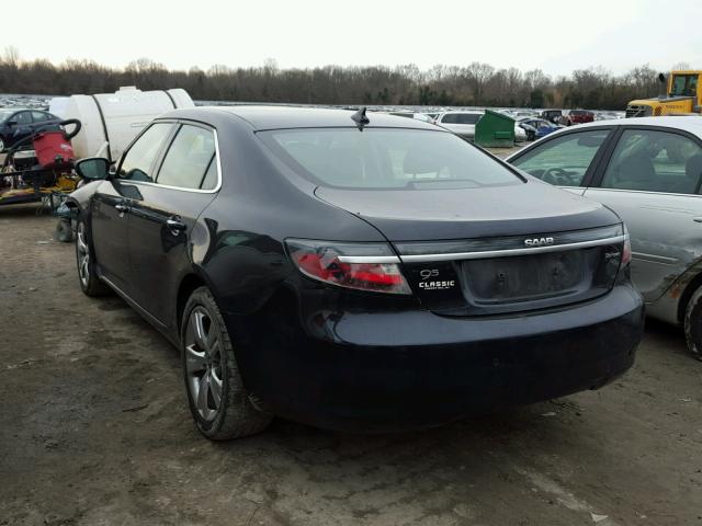 YS3GN4AR2B4007413 - 2011 SAAB 9-5 TURBO BLACK photo 3