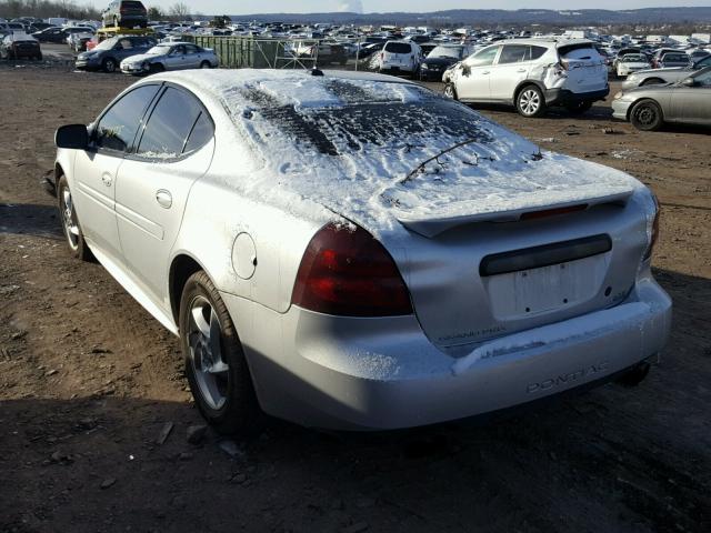 2G2WR524341186158 - 2004 PONTIAC GRAND PRIX SILVER photo 3