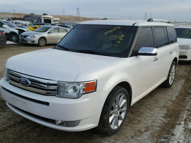 2FMHK6DC0CBD16467 - 2012 FORD FLEX LIMIT WHITE photo 2