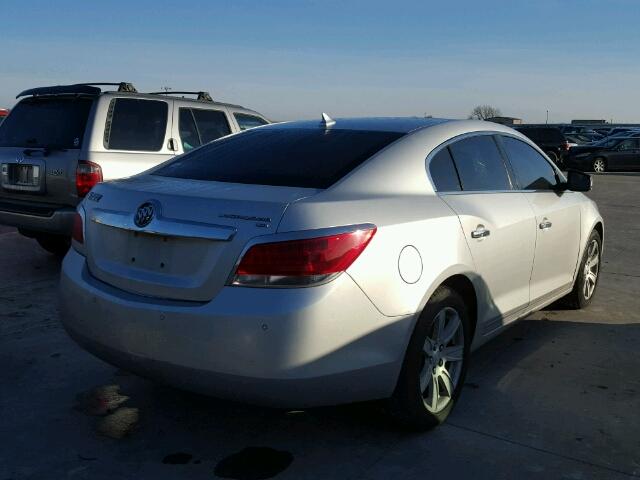 1G4GC5EG6AF227776 - 2010 BUICK LACROSSE C SILVER photo 4