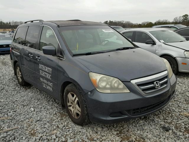 5FNRL38415B013212 - 2005 HONDA ODYSSEY EX GRAY photo 1