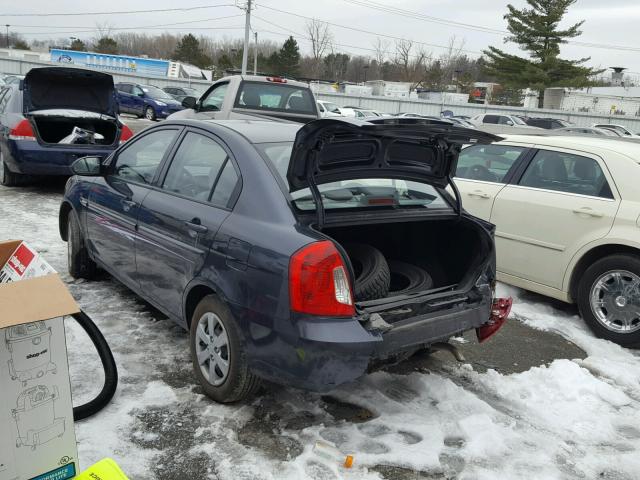 KMHCN46C79U361105 - 2009 HYUNDAI ACCENT GLS GRAY photo 3