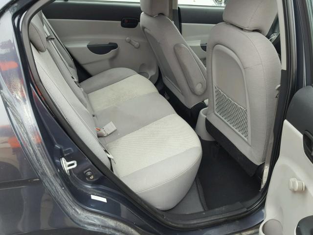 KMHCN46C79U361105 - 2009 HYUNDAI ACCENT GLS GRAY photo 6