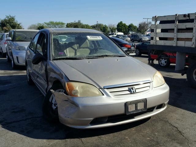 2HGES16582H595947 - 2002 HONDA CIVIC LX BROWN photo 1