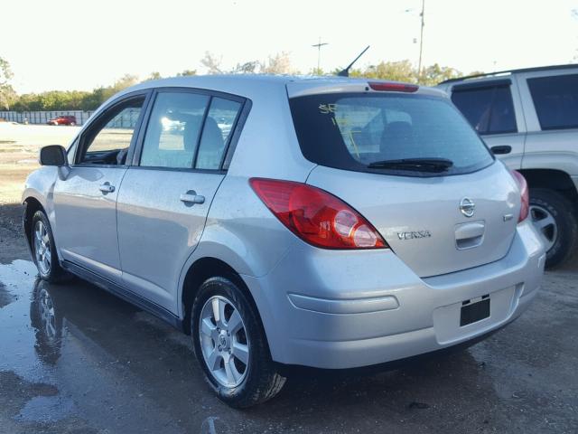 3N1BC1CP3CK267468 - 2012 NISSAN VERSA S SILVER photo 3