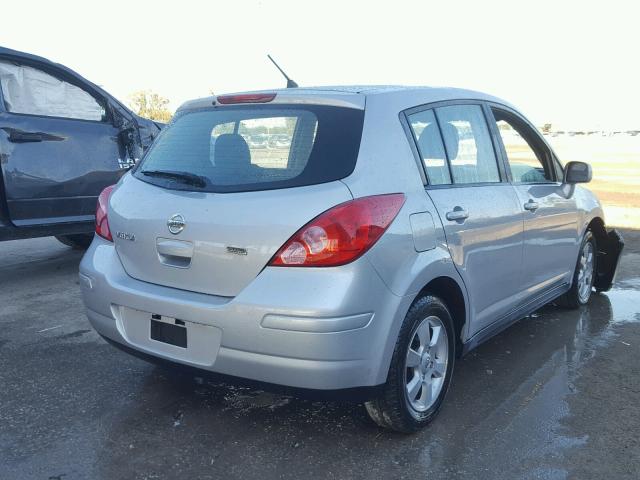 3N1BC1CP3CK267468 - 2012 NISSAN VERSA S SILVER photo 4