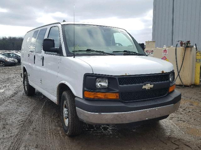 1GCGG25C081147451 - 2008 CHEVROLET EXPRESS G2 WHITE photo 1