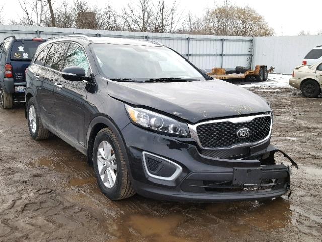 5XYPGDA39HG264589 - 2017 KIA SORENTO LX BLACK photo 1