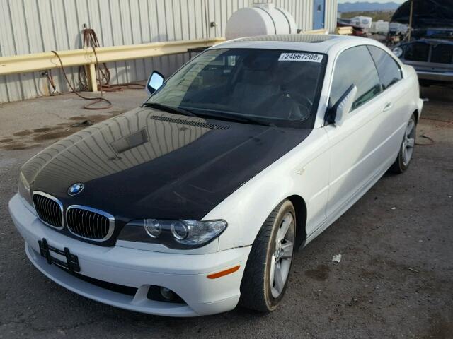 WBABD33485PL06873 - 2005 BMW 325 CI WHITE photo 2