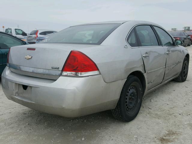 2G1WB58K689266186 - 2008 CHEVROLET IMPALA LS SILVER photo 4