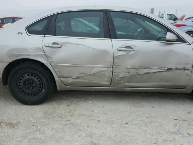 2G1WB58K689266186 - 2008 CHEVROLET IMPALA LS SILVER photo 9