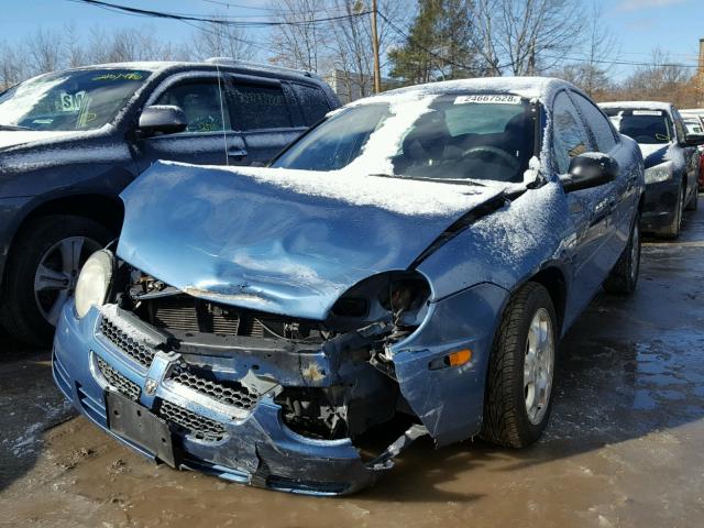 1B3ES56CX3D144376 - 2003 DODGE NEON SXT BLUE photo 2