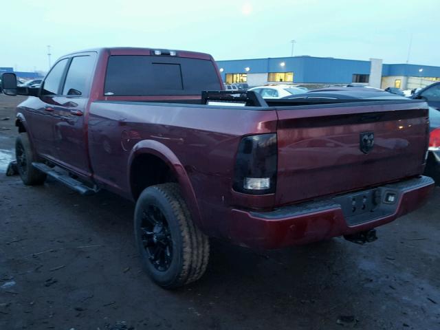 3C63R3JL8HG650478 - 2017 RAM 3500 LARAM MAROON photo 3