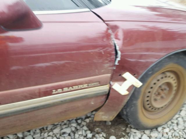 1G4HP52KXXH467945 - 1999 BUICK LESABRE CU RED photo 9