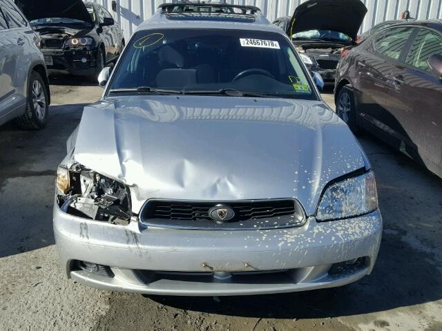 4S3BH625947300422 - 2004 SUBARU LEGACY L S SILVER photo 9