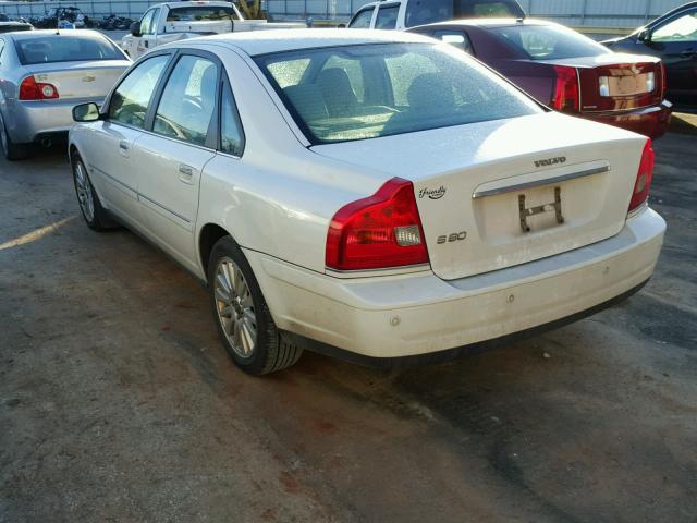 YV1TS592561442553 - 2006 VOLVO S80 WHITE photo 3