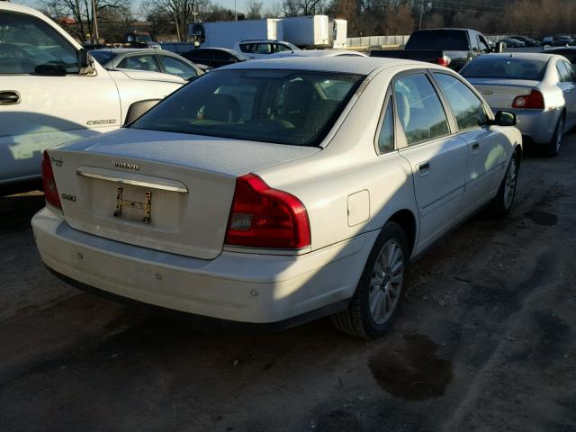 YV1TS592561442553 - 2006 VOLVO S80 WHITE photo 4