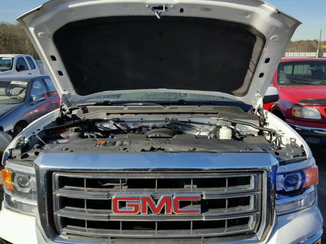 3GTU2UEC9EG379458 - 2014 GMC SIERRA K15 WHITE photo 7