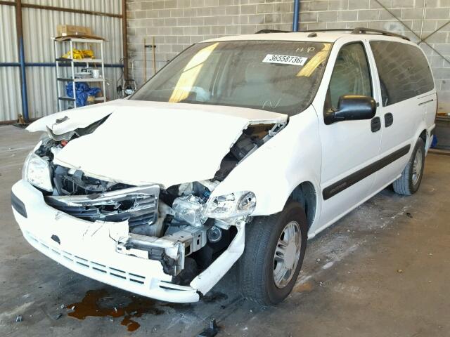 1GNDX03E42D279928 - 2002 CHEVROLET VENTURE WHITE photo 2