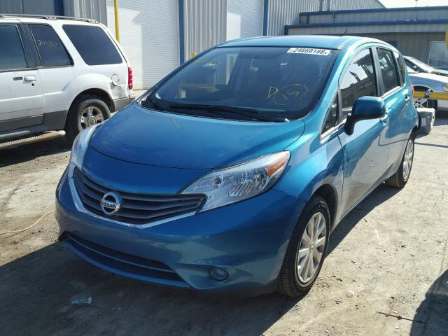 3N1CE2CP0EL353905 - 2014 NISSAN VERSA NOTE BLUE photo 2