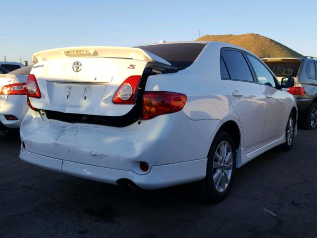 1NXBU4EE9AZ271394 - 2010 TOYOTA COROLLA BA WHITE photo 4