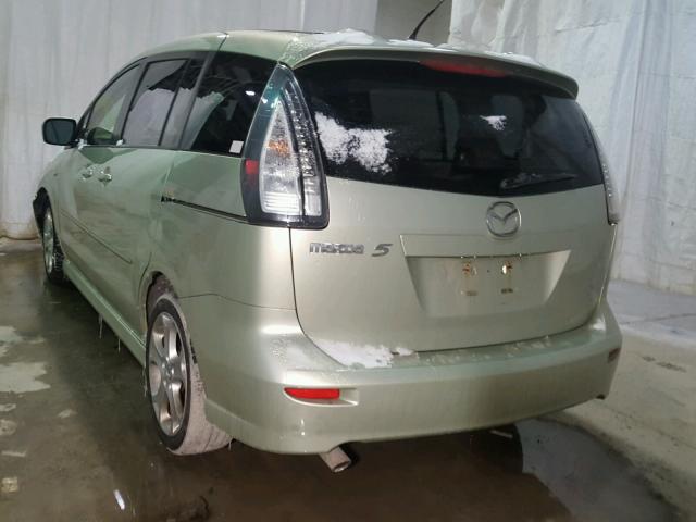 JM1CR29L480302947 - 2008 MAZDA 5 GRAY photo 3