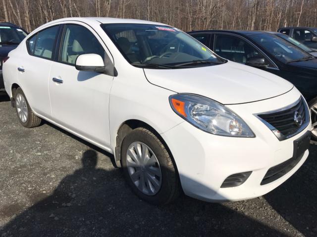 3N1CN7APXCL854135 - 2012 NISSAN VERSA S WHITE photo 1