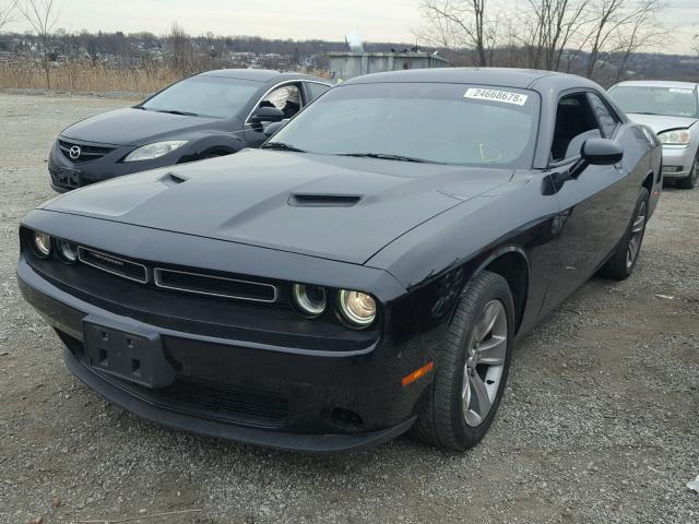 2C3CDZAG9FH819454 - 2015 DODGE CHALLENGER BLACK photo 2