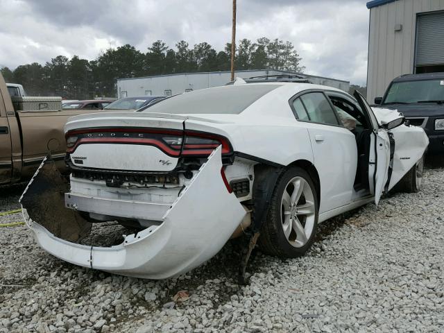 2C3CDXCT0GH240885 - 2016 DODGE CHARGER R/ WHITE photo 4